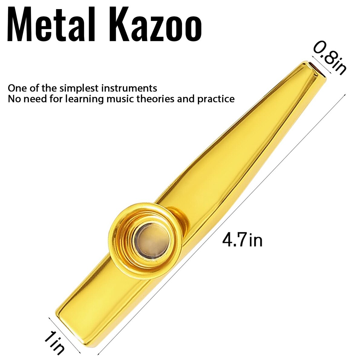 Bạc Kèn Kazoo - đánh giá và giá Musical Instrument Flute