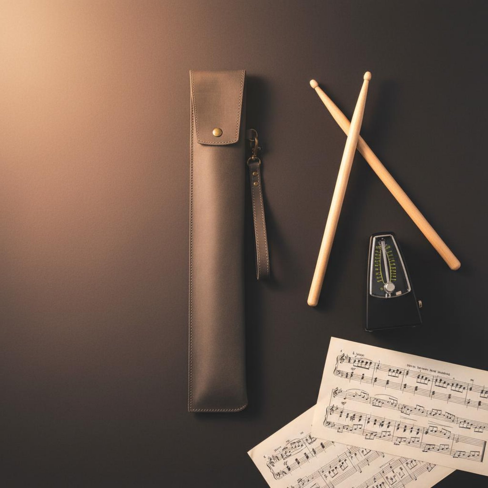 Leather Drumstick Bag Long-Las - đánh giá và giá Musical Instrument Long