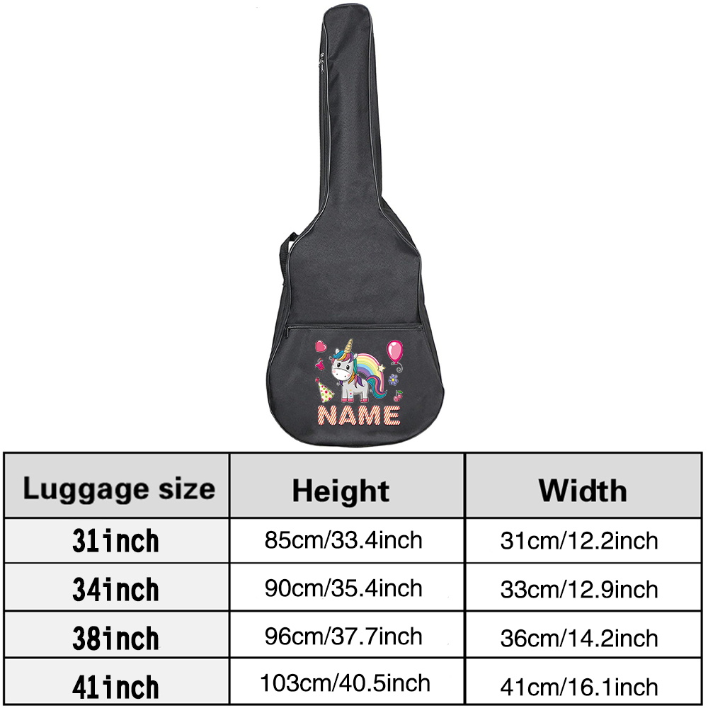 Customized Name Guitar Bag 36- - đánh giá và giá Musical Instrument And Names