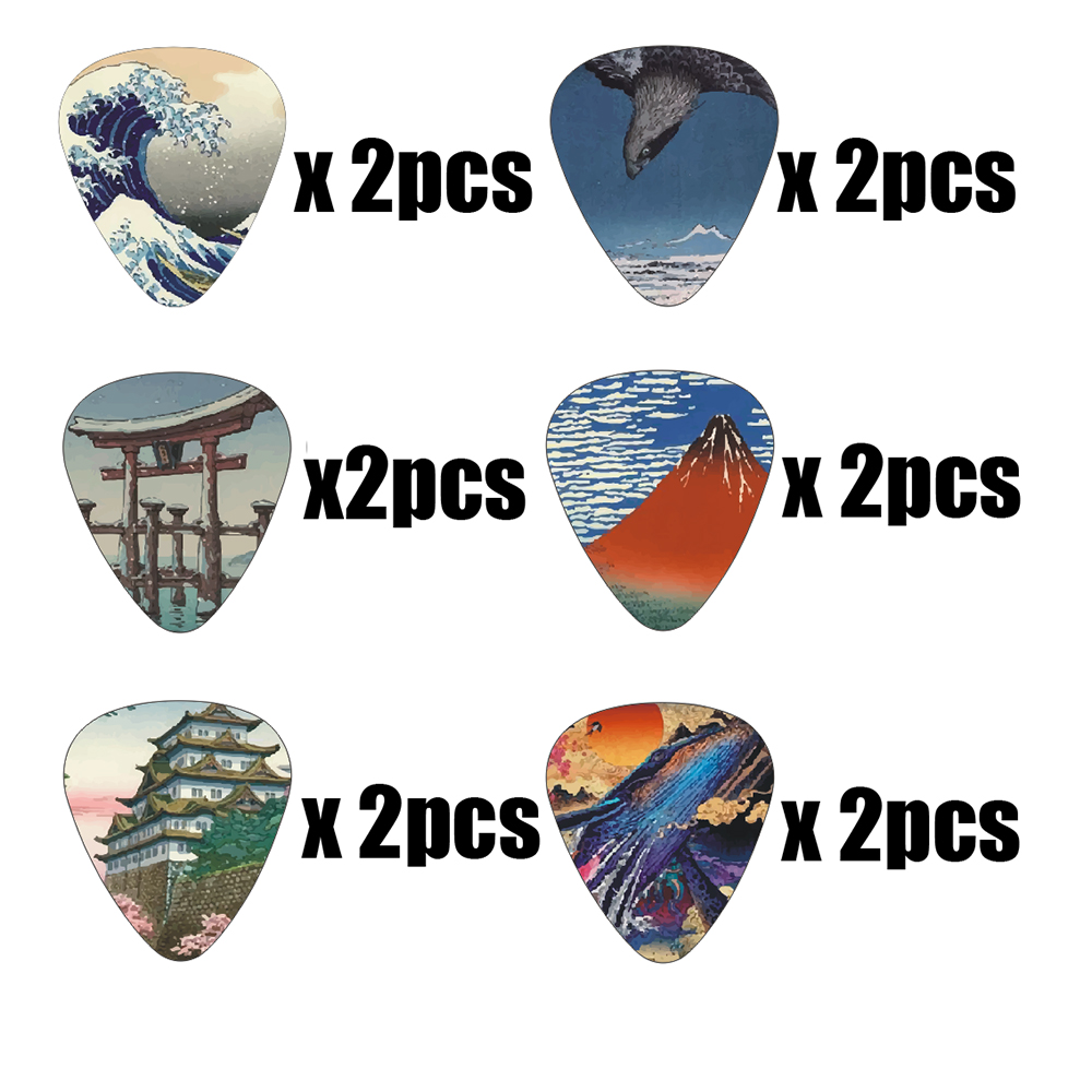 New 12pcs/set Guitar Picks - J - đánh giá và giá Musical Instrument Painting