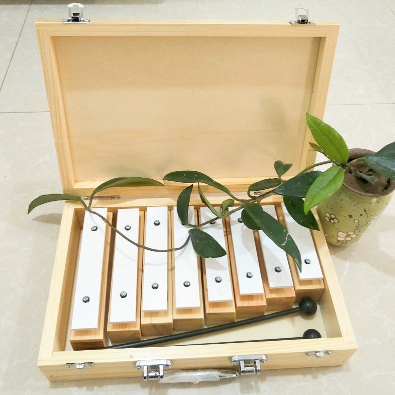 8 Tone Sound Brick with Wooden - đánh giá và giá Celesta Musical Instrument
