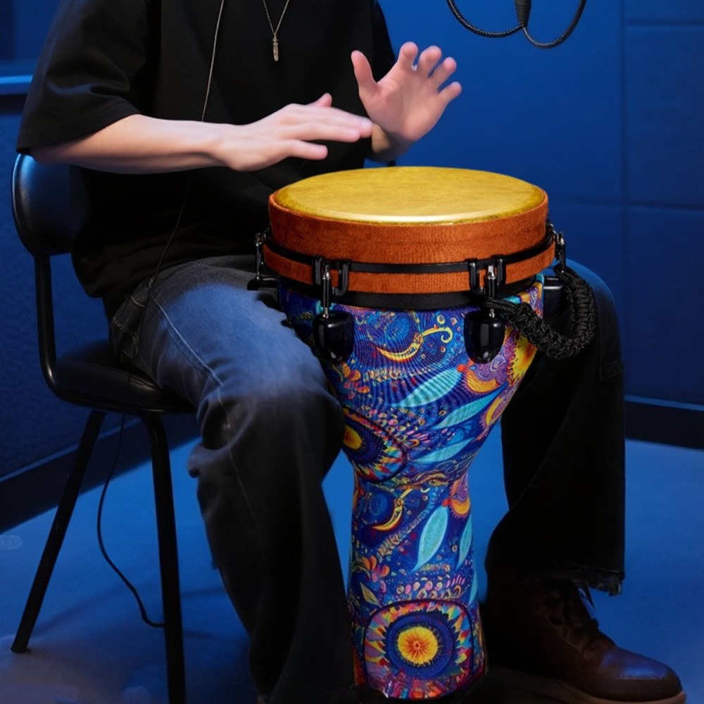 Large 10-inch African Drum Por - đánh giá và giá Musical Instrument Djembe