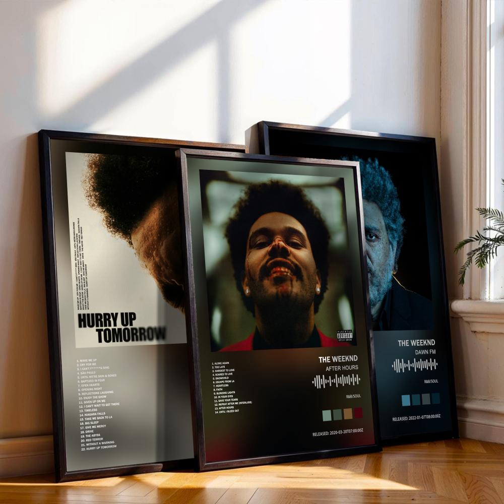 The Weeknd Poster Music Album  - đánh giá và giá Musical Instrument Painting